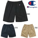 チャンピオン Champion チノショーツ ハーフパンツ C3-XS595 綿混 メンズ チノショートパンツ クロスジャージ