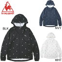 ルコックスポルティフ ルコック　le coq sportif　レディース　フード付き 薄手クロスジャージジャケット　QMWRJF21　フルジップパーカー　セール　春夏モデル