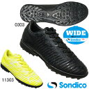 ■ソンディコ　Sondico　ジュニア用　サッカー　ターフトレーニングシューズ　ブレイズ LTD WIDE TF JR■イギリスの伝統あるサッカー専門ブランド・ソンディコのターフトレーニングシューズ、リミテッドモデル。本国で展開中のサッカースパイク「BLAZE」のデザインを落とし込んだ日本独自企画モデル。日本人向けワイドラスト（幅広）を採用。■品番　23-T035J■色 ・0303 BLK/BLK ブラック/ブラック ・11303 FYEL/BLK フラッシュイエロー/ブラック■対応グラウンド　屋外コート(ターフコート)■アッパー　人工皮革■底材　ゴム底■MADE IN CHINAソンディコ　Sondico　ジュニア用　サッカー　ターフトレーニングシューズ　ブレイズ LTD WIDE TF JR　23-T035J