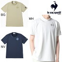 le coq sportif GOLF サンスクリーン モックネック半袖シャツ QGMWJA03 メンズ ゴルフウエア ルコックゴルフ UVカット(UPF50+...