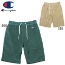 2024年春夏モデル チャンピオン Champion パイル素材 ショーツ C3-X516 ハーフパンツ ベーシックシリーズ ジャージ メンズ セール(4)