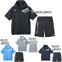 2025年春夏モデル デサント DESCENTE Move Sport サンスクリーン ジャージ 半袖フーディー ・ハーフパンツ上下セット ST5SJG13M/...