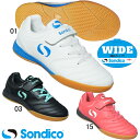 2025年モデル ソンディコ Sondico ジュニア用 フットサル ベルクロ仕様 インドア トレーニングシューズ ロンドン V IN JR 25FVIN072...