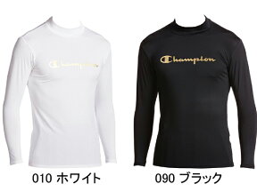 チャンピオン　Champion　ロゴPT モックネック長袖コンプレッションシャツ　C24H701　メンズ　セール