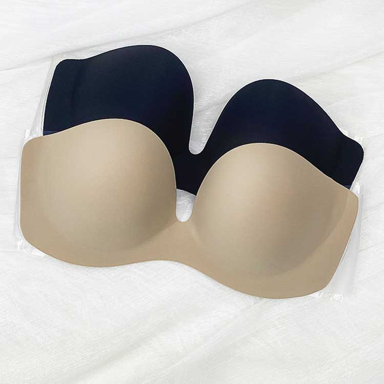 チューブトップ 落ちない レディース ブラジャー ずれない オフショル 下着 ストラップレスブラ 紐なしブラ 痛くない チューブトップ 肩紐なし ベアトップ ドレスインナー