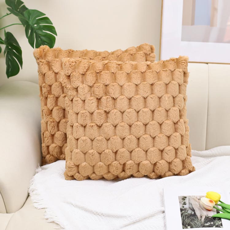 50×50cm クッション 韓国 カバー コーディユロイかわいい クッションカバー モダン柄 北欧 ふわふわ もこもこ クッション カバー モコモコ お洒落 プレゼント 新築祝い ギフト 引越し 結婚 インテリア [3]
