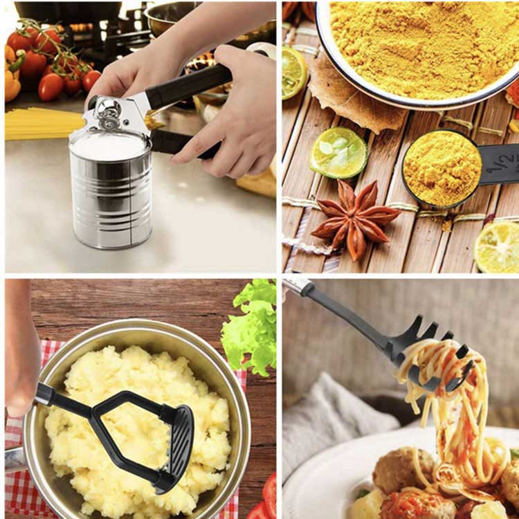 調理器具 セット キッチンツール ナイロン 24点セット キッチンツールセット キッチン用品 台所用品 製菓器具 耐熱 クッキング用品 料理器具 ポテトマッシャー ターナー 泡立て器 トング ピーラー ピザカッター 調理用スプーン レードル スパチュラ 缶切り 栓抜き 多機能 tahounagi-10000322 多宝食品ジャパン 楽天市場店 サンプル画像3