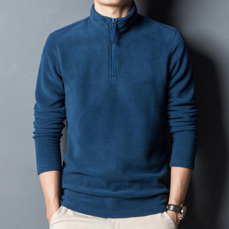 ボア メンズ 長袖 ゴルフウェア ハーフZIP ボアパーカー ポロシャツ メンズ ポロシャツ スウェット パーカー メンズ フリース 秋 ハイネックシャツ 冬 メンズウェア ゴルフ 冬 トレーナー 送料無料 裏起毛 おしゃれ ロンt コーディネート フリース ハーフジップ