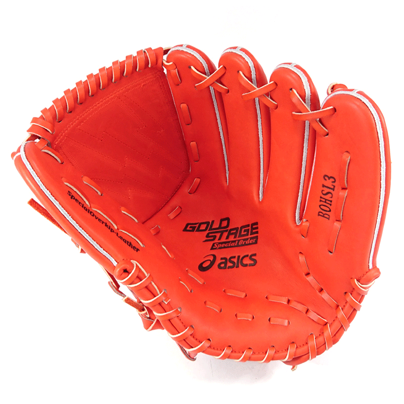 【asics】アシックス 野球館オリジナル 硬式グローブ ゴールドステージ 投手用 オーダーグラブ asics-7