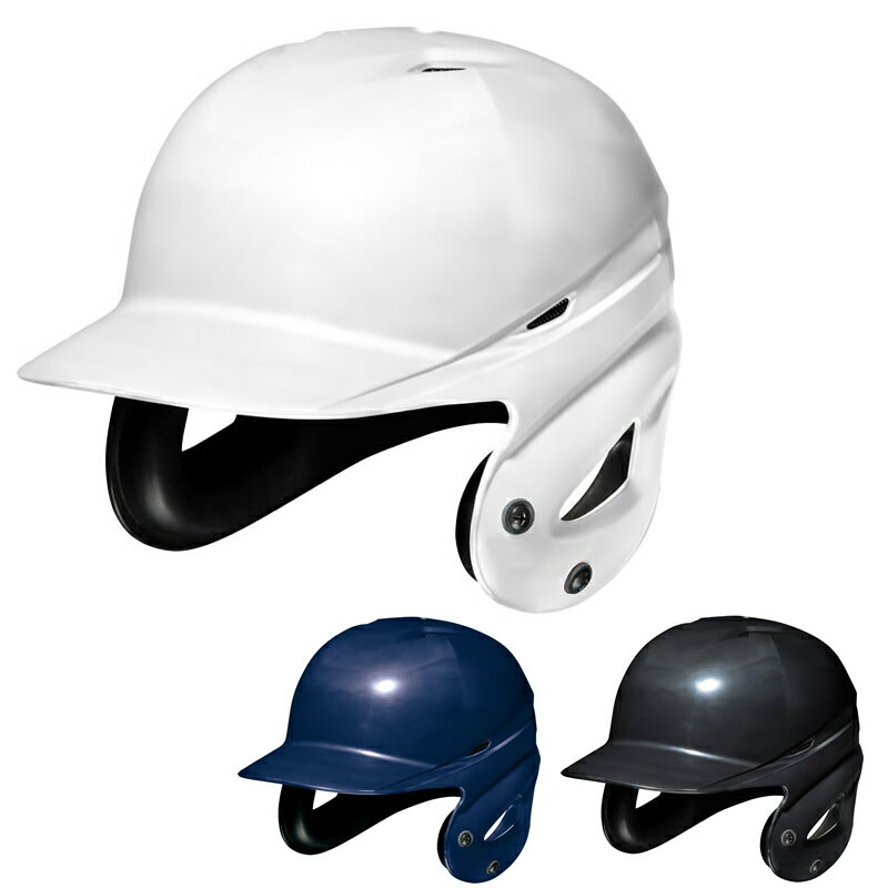 【サイズ交換往復送料無料】ミズノ 防具 硬式打者用ヘルメット 両耳付 ツヤありタイプ 1djhh211