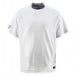 デサント ベースボールシャツ Tネック Sホワイト db-200-swht 【メール便対応商品】