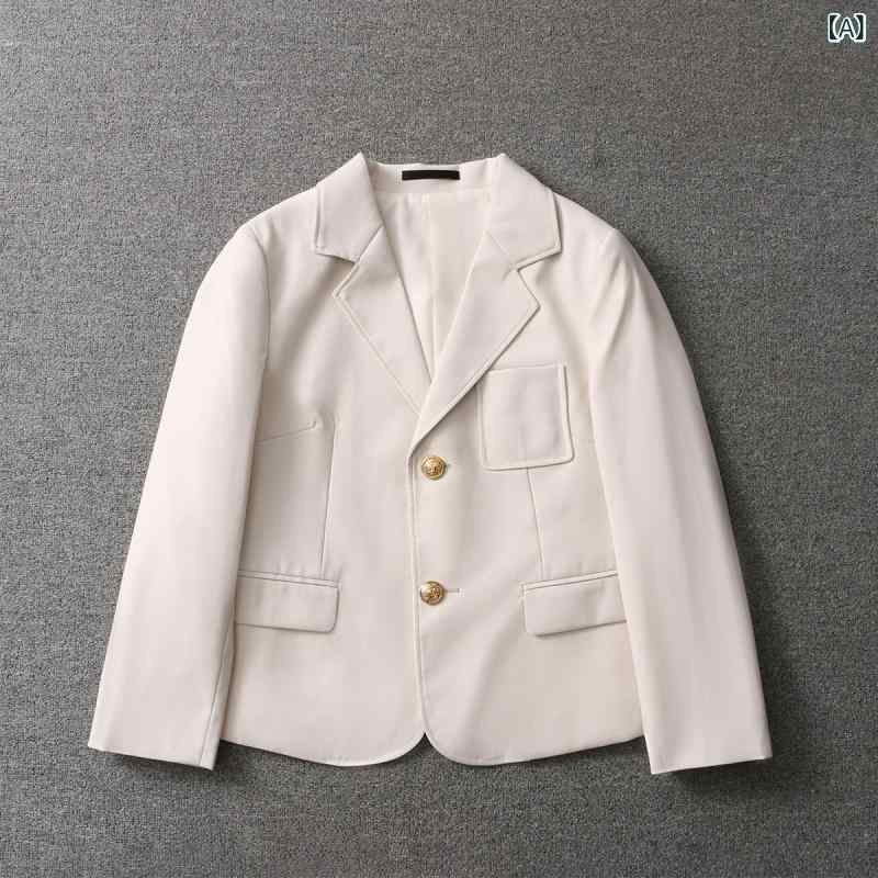 ジャケット レディース 制服 ブレザー 学生服風 上着 アウター テーラードジャケット 切り替え 無地 フォーマル カジュアル 通勤 通学 スクール風 かわいい ゆったり 大きいサイズ 体型カバー 着痩せ 細見え お腹周り 二の腕カバー プラスサイズ スタ