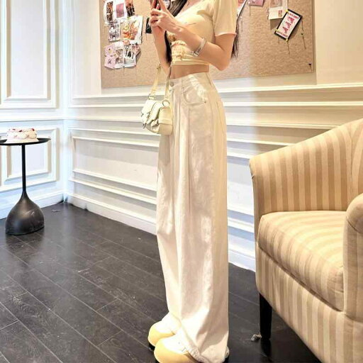 デニムパンツ レディース ワイドレッグパンツ 女性用 ジーンズ 2024 ハイウエスト フロア レングス おしゃれ 綺麗 可愛い ゆったり 女性 白 黒 デニムパンツ レディース ワイドレッグパンツ 女性用 ジーンズ 2024 ハイウエスト フロア レングス おしゃれ 綺麗 可愛い ゆったり 女性 白 黒