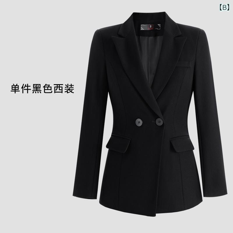 スーツ レディース セットアップ テーラードジャケット パンツ 2点セット 通勤服 オフィス ビジネス カジュアル フォーマル 面接 リクルート お仕事用 営業 事務服 冠婚葬祭 制服 転職活動 通勤 オフィス用 高級感 伸縮性 無地 長袖 ゆったり シ taico-10071201 暮らしのお手伝い サンプル画像2