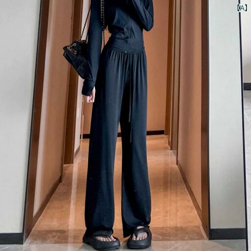 シフォンパンツ クール レディース 女性用 2024年 ハイウエスト ドレープ ワイドレッグ ストレート カジュアル 日焼け防止 おしゃれ 綺麗 可愛い グレー ブラック シフォンパンツ クール レディース 女性用 2024年 ハイウエスト ドレープ ワイドレッグ ストレート カジュアル 日焼け防止 おしゃれ 綺麗 可愛い グレー ブラック