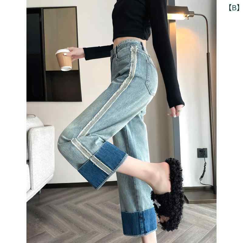 女性 レディース ワイドパンツ 夏 ハイウエスト ゆったり ファッション カジュアル おしゃれ かわいい ブルー