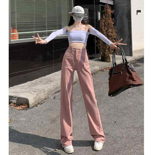 デニムパンツ レディース ワイドレッグパンツ 女性用 ジーンズ 2024 ハイウエスト フロア レングス おしゃれ 綺麗 可愛い ゆったり 女性用 ホワイト ピンク 紫 デニムパンツ レディース ワイドレッグパンツ 女性用 ジーンズ 2024 ハイウエスト フロア レングス おしゃれ 綺麗 可愛い ゆったり 女性用 ホワイト ピンク 紫