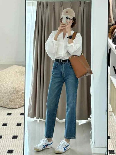 テーパードパンツ ファッション レディース カジュアル スリム かわいい ハイウエスト ポケット シンプル テーパードパンツ ファッション レディース カジュアル スリム かわいい ハイウエスト ポケット シンプル