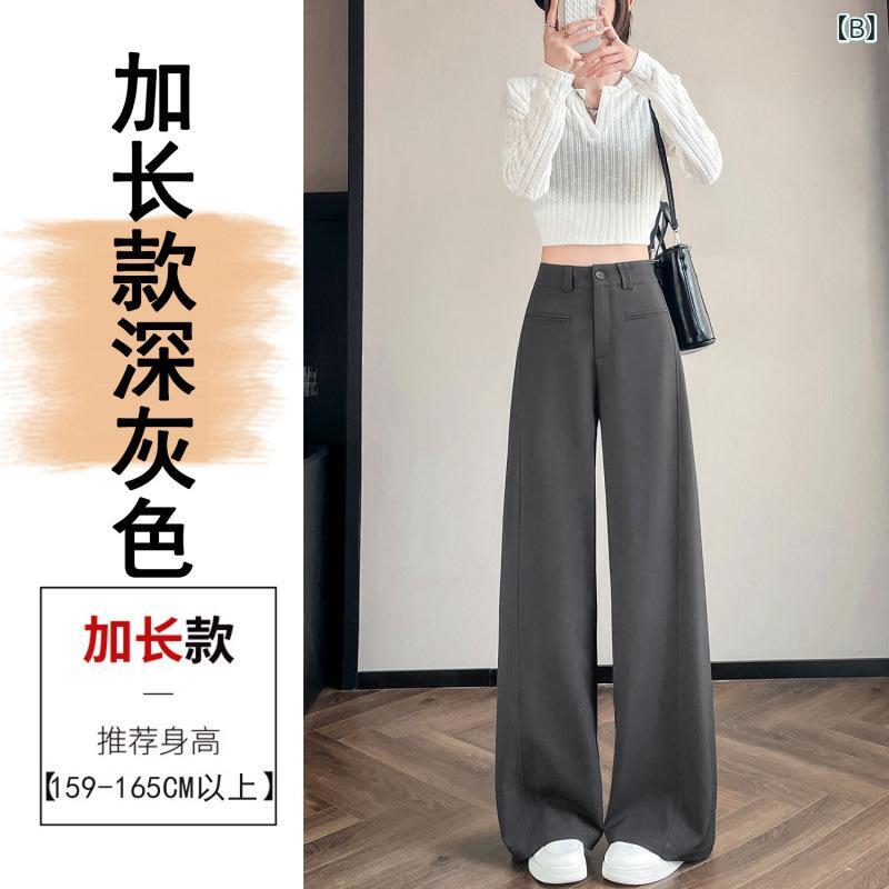 暮らしのお手伝いのパンツ レディース 春夏 スラックス ワイドパンツ ズボン ストレートパンツ 無地 アイボリー系 高級感 垂感 落ち感 ゆったり 体型カバー 大きいサイズ プラスサイズ 細見え 着痩せ 通勤用 オフィス 普段使い ハイウエスト カジュアル シンプル きれ｜アングル2