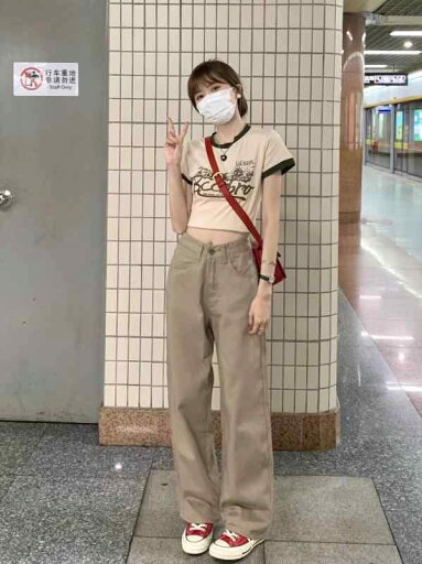 デニムパンツ レディース ワイドレッグパンツ 女性用 ジーンズ 2024 ハイウエスト フロア レングス おしゃれ 綺麗 可愛い ゆったり 女性用 カーキ デニムパンツ レディース ワイドレッグパンツ 女性用 ジーンズ 2024 ハイウエスト フロア レングス おしゃれ 綺麗 可愛い ゆったり 女性用 カーキ
