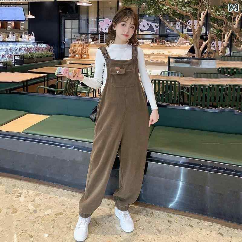 サロペット マタニティウェア レディース 春秋 吊り下げパンツ オールインワン 大きいサイズ ゆったり 体型カバー カジュアル お腹周り カバー 快適 動きやすい シンプル 再生繊維 おしゃれ 普段使い お出かけ 上品 高級感 無地 柔らかい 伸縮性 オ