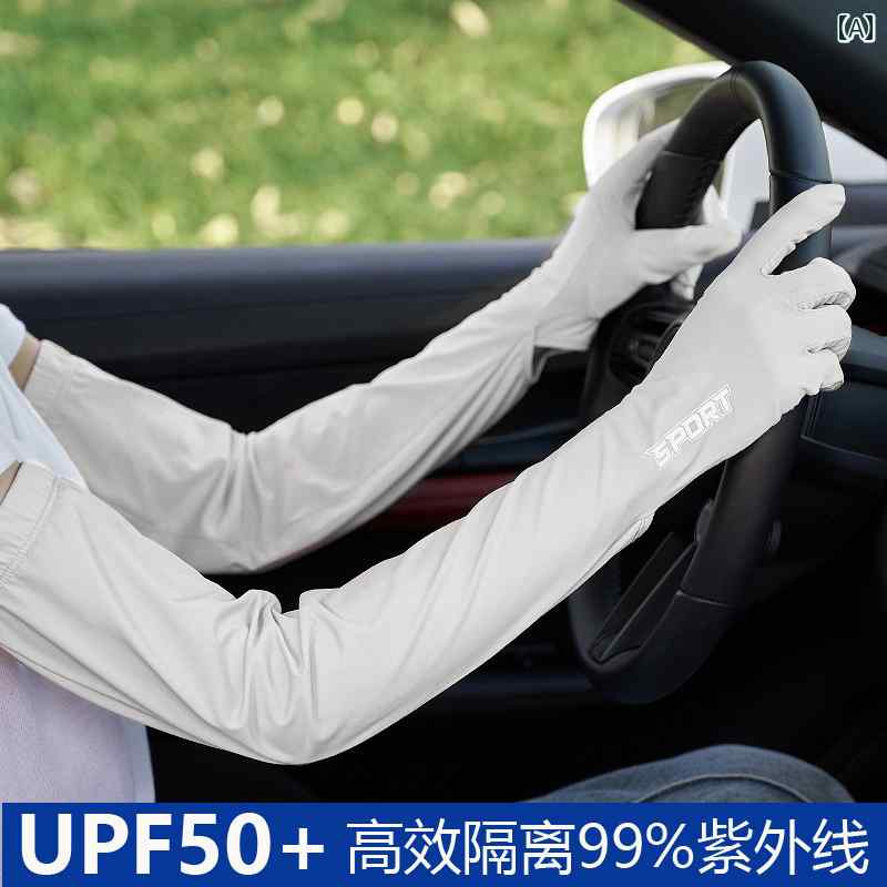 日焼け防止 手袋 紫外線防止 サンシェード 滑り止め 通気性 薄手 スポーツ サイクリング 運転 ドライブ..