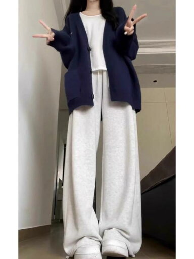 レディース カーディガン セーター ファッション かわいい おしゃれ カップル 韓国 通勤 ゆったり シンプル ネイビー レディース カーディガン セーター ファッション かわいい おしゃれ カップル 韓国 通勤 ゆったり シンプル ネイビー
