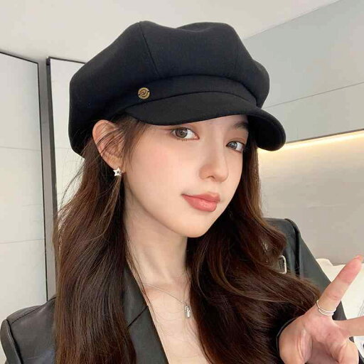 ベレー帽 レディース 帽子 韓国 英国 かわいい おしゃれ レジャー ショッピング カジュアル ファッション レトロ ブラック カーキ ブラウン ベレー帽 レディース 帽子 韓国 英国 かわいい おしゃれ レジャー ショッピング カジュアル ファッション レトロ ブラック カーキ ブラウン
