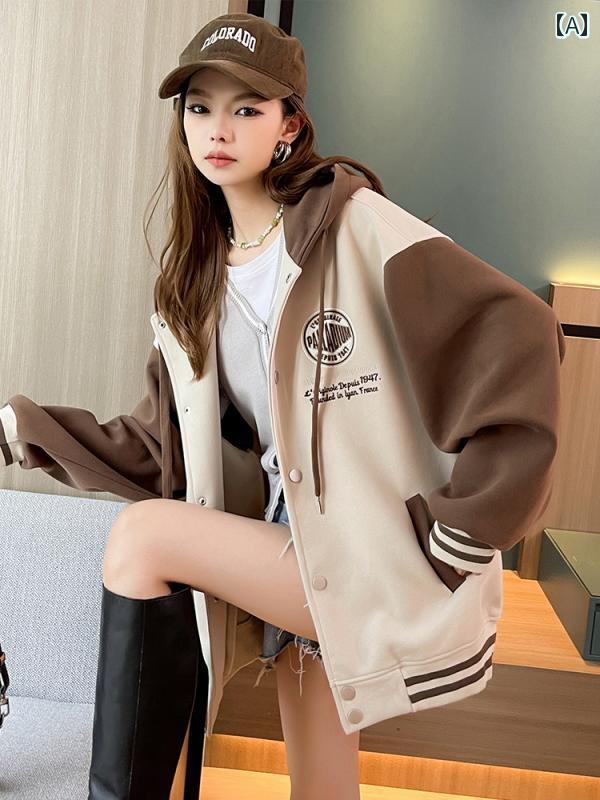 パーカーフード付き 女性 レディース メンズ スウェット ファッション カップル ゆったり 韓国 ストリート カジュアル カーキ グレー