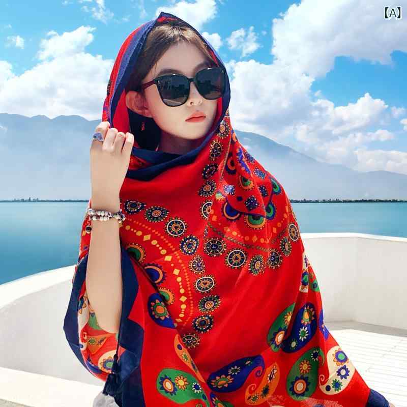 薄手ショール 春秋 女性 レディース アウターウェア マッチング 2024年 新 薄型 おしゃれ 綺麗 可愛い カジュアル 赤 白 黒