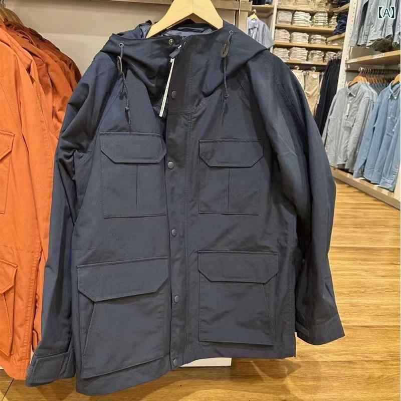 ジャケット 男女兼用 カップル 登山用 アウター フード付き パーカー ジャンパー ...