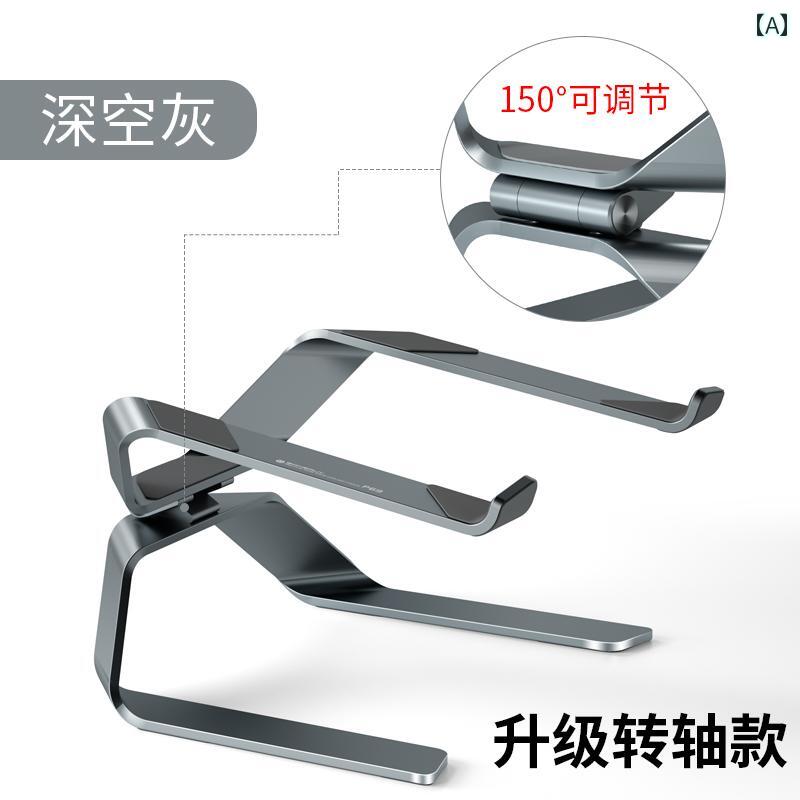 ラップトップスタンド ゲーム コンピュータ ブラケット ノートブック 放熱 アルミニウム合金 デスク サ..