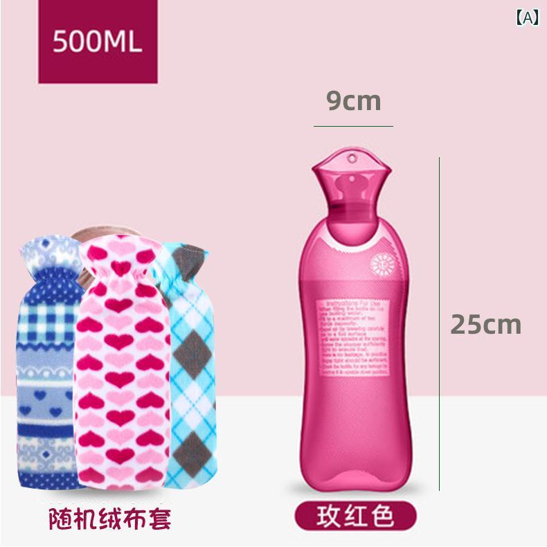 湯たんぽ ストリップ ピンク 青 紫