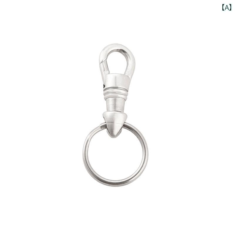 カラビナ 304 ステンレス ミニ キー チェーン クイック ハンギング バックル フック 屋外 バックパック ロブスター