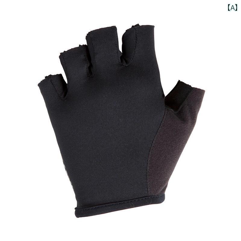 バイク用 手袋 子供用 ユニセックス ハーフフィンガー スポーツ アウトドア 薄手 耐摩耗 黒 青 オレンジ