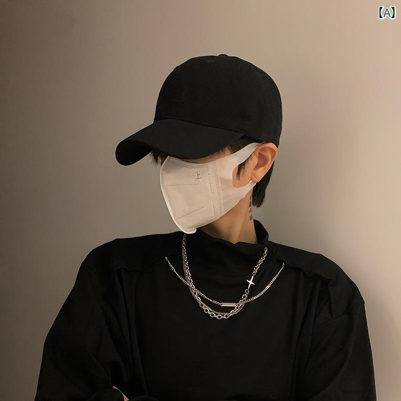 夏 帽子 大きな頭囲 黒 野球帽 顔見せ カジュアル 韓国 大きいサイズ ひさしキャップ メンズ ユニセッ..