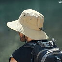 夏 帽子 南極 日よけ メンズ 屋外 通気性 サイクリング 漁師 登山 釣り レジャー フリーサイズ 男性 旅行 カーキ グレー ブラック