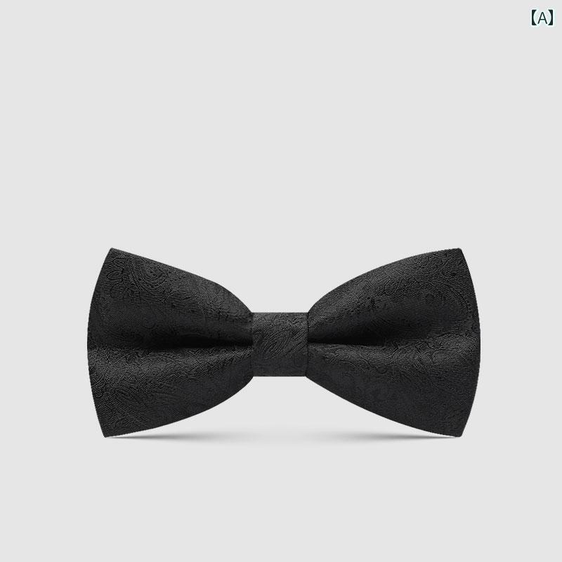 蝶ネクタイ 新郎 新婦 付き添い人 ブラック メンズスーツ シャツ 結婚式 柄 ちょう結び スーツ フォーマル ビジネス