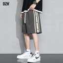 スポーツ ショートパンツ メンズ 夏 カジュアル ミドル 五分丈 ファッション ゆったり ストレート ブラック グレー ピンク