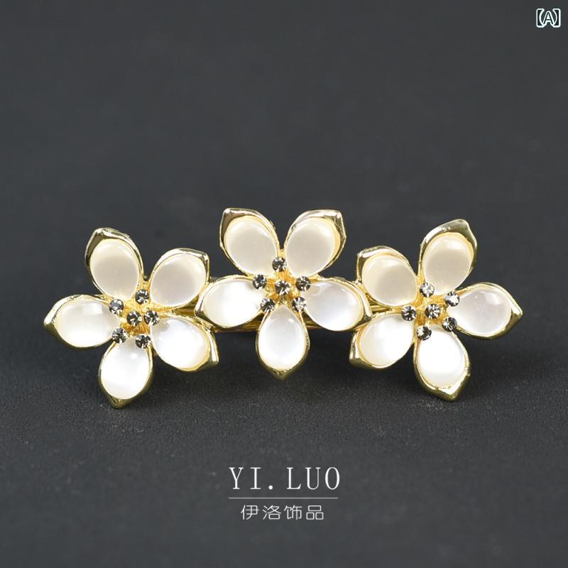 ヘアアクセサリー 小さな 女性の頭 スプリングクリップ トップ 可愛い 綺麗 おしゃれ クリスタル 黄金..