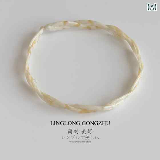 ヘアバンド 韓国 シンプル ツイスト フープ 女の子小さな歯 クリップ 前髪 ヘッド 綺麗 可愛い おしゃ..