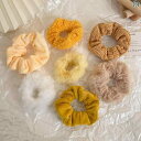 ヘアバンド 黄色 7 点セット 秋冬 リング 女性 ぬいぐるみ 無地 ヘッド ロープ レトロ 綺麗 可愛い おしゃれ