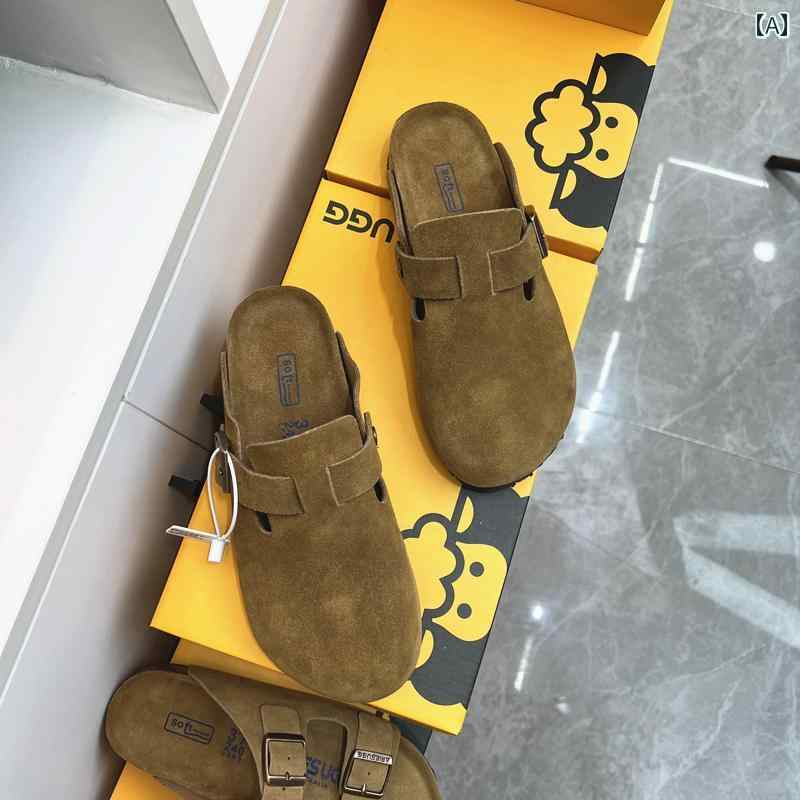 プラットフォームシューズ レディース ローヒール フラットボトム レザー 茶色 グレー ピンク