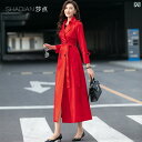 暖かい ジャケット おしゃれ かわいい 女性 レディース 素敵 春秋 風 スリム ミドル 丈 コート ダブルブレスト