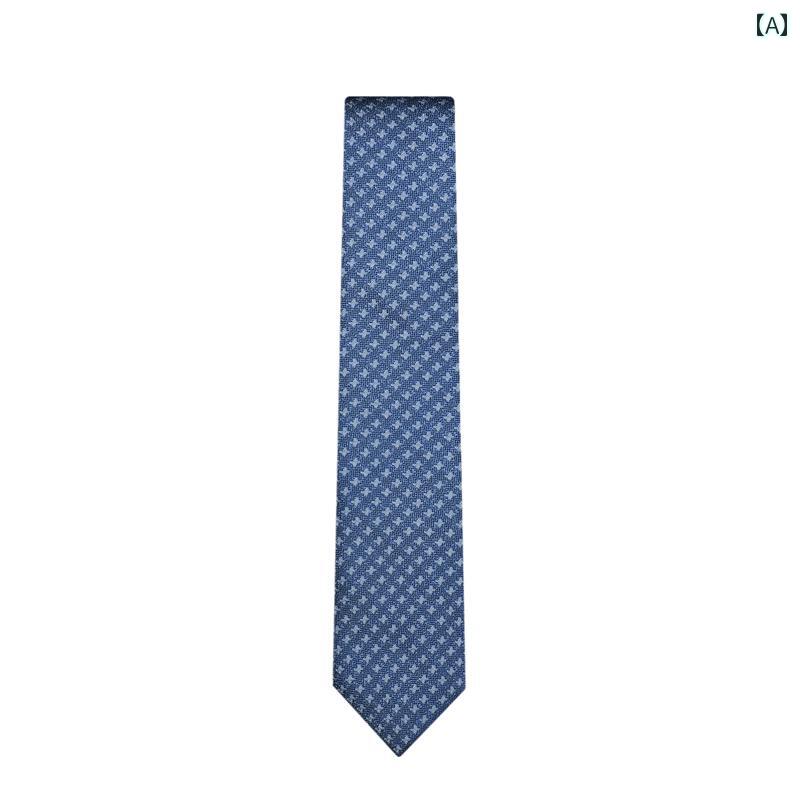 ネクタイ イタリア風 ブダペスト ジャガード メンズ シルク ブルー ビジネス カジュアル おしゃれ 綺麗..