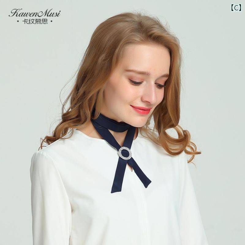 女性 スカーフ 春秋 ファッション シルク スレンダー ワイド ネック 韓国 弓 小さな ヘアバンド ベルト 綺麗 おしゃれ 可愛い 長方形 多機能 学生