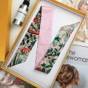 女性 スカーフ 両面 小さな バッグ ハンドル 巻く サマー ストラップ 細いストリップ リボン 装飾的 綺麗 おしゃれ 可愛い 植物と花 長方形 韓国 プリン...