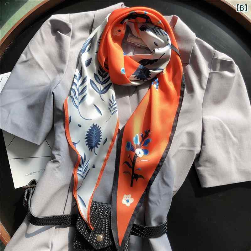 女性 スカーフ ツイル 装飾大 モンド 韓国 シルク 夏 薄い ガーゼ ヘッド 綺麗 おしゃれ 可愛い 多機能 プリント ドット