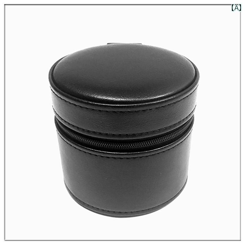 ジュエリー 収納ボックス シンプル レザー 黒 青