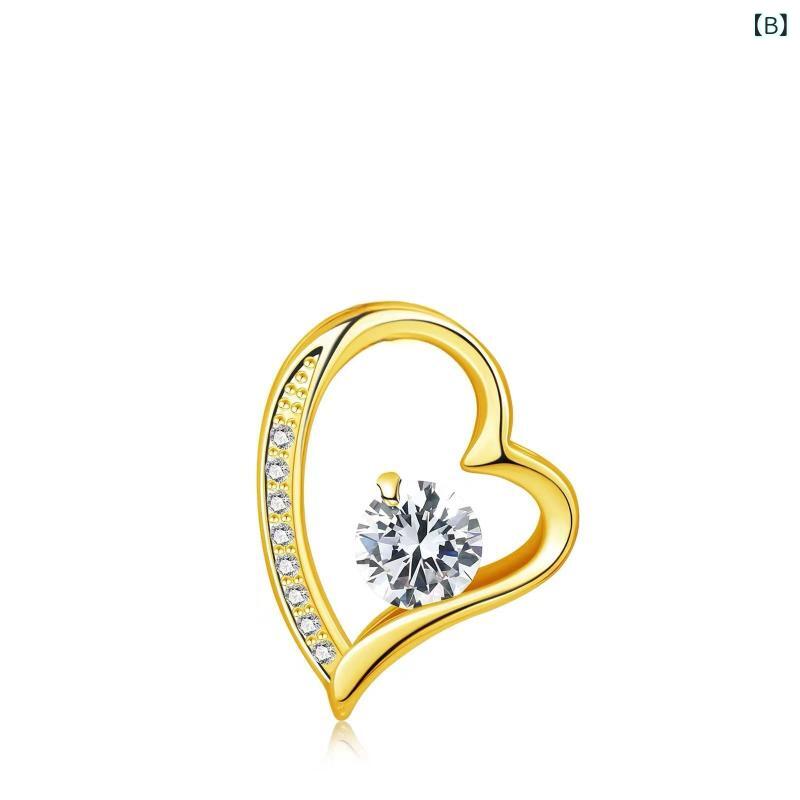 ネックレス レディース シルバー925 ハート シンプル アクセサリー 鎖骨チェーン ...